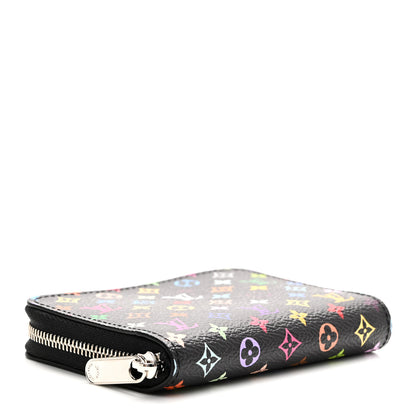Louis Vuitton LV x TM Monogram Multicolor Zippy Coin Purse Black 4 of 8