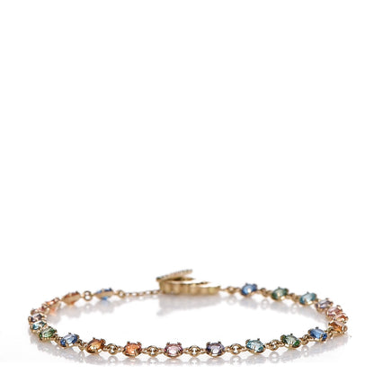 Gucci 18K Yellow Gold Double G Bracelet Multicolor 1 of 4