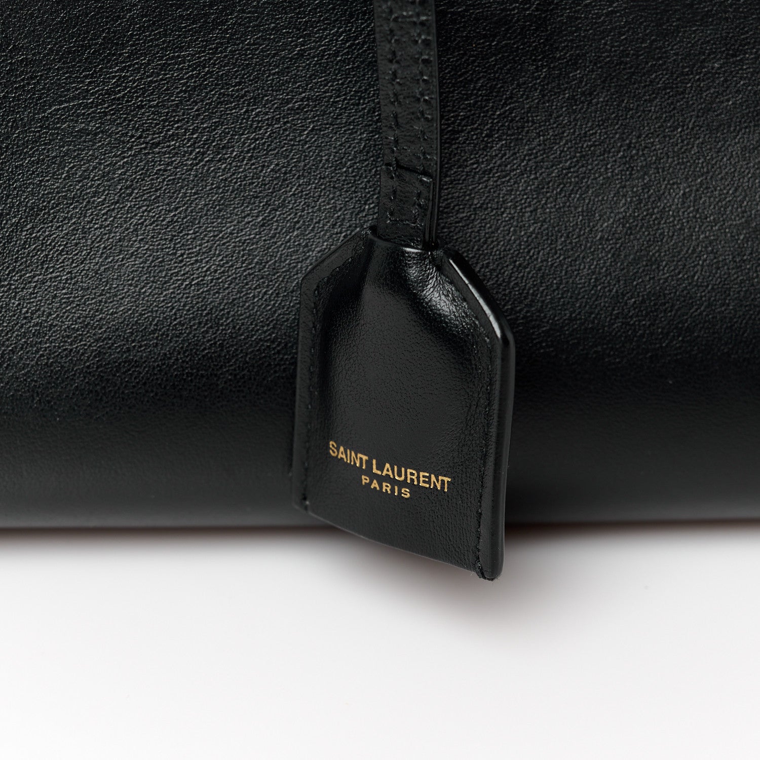 Saint Laurent Calfskin Monogram Baby Cabas Black 8 of 13