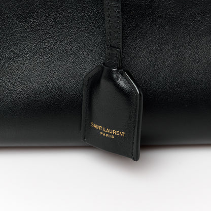 Saint Laurent Calfskin Monogram Baby Cabas Black 8 of 13