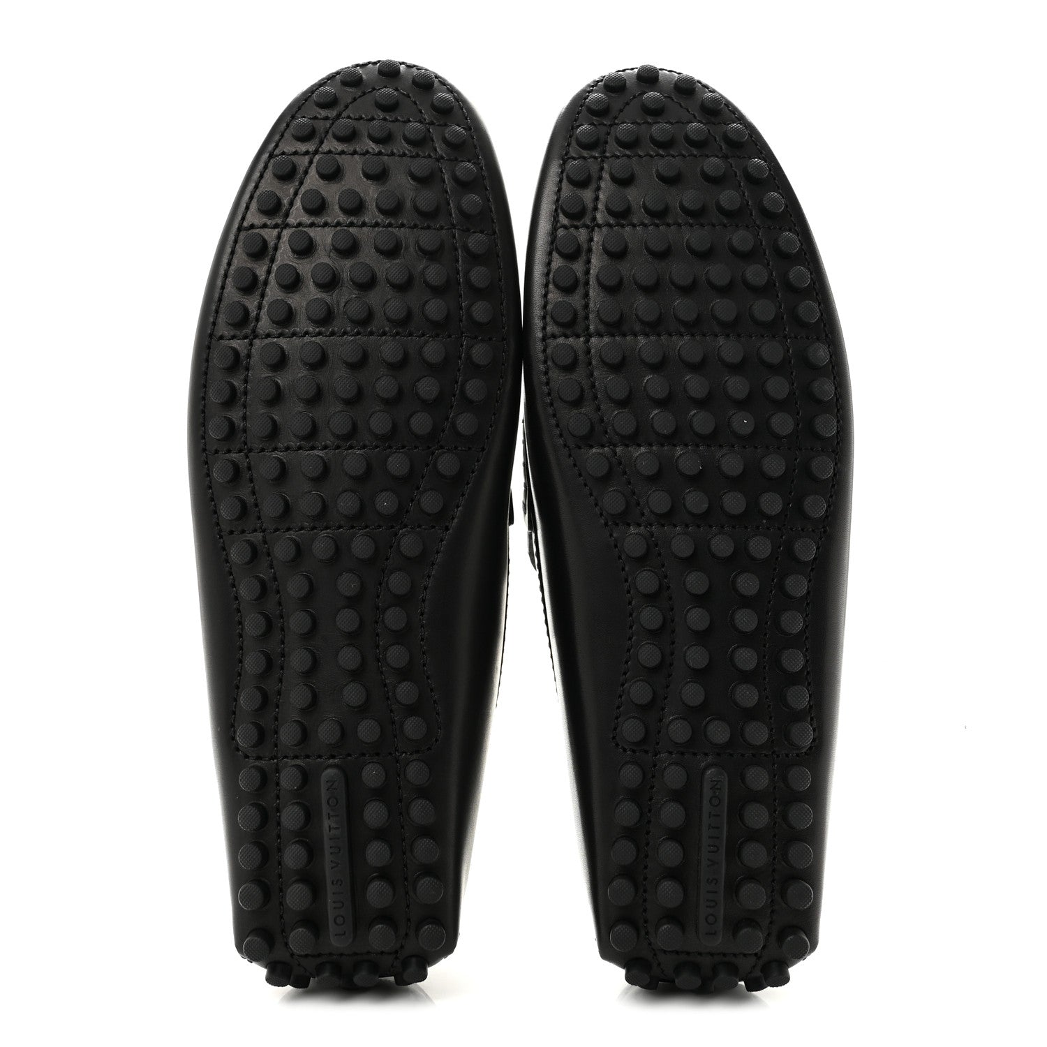 Louis Vuitton Calfskin Mens Monte Carlo Shoe Moccasin Loafers 9 Black 6 of 11