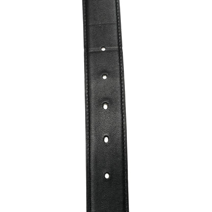 Hermes Epsom Swift 32mm Belt Strap 85 Gold Black 6 of 9