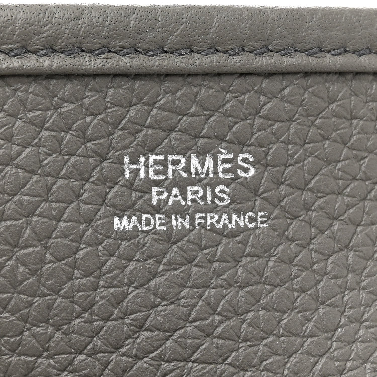 Hermes Taurillon Clemence Evelyne III PM Etain 6 of 12