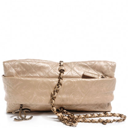 Chanel Metallic Calfskin Baluchon Beige 1 of 7