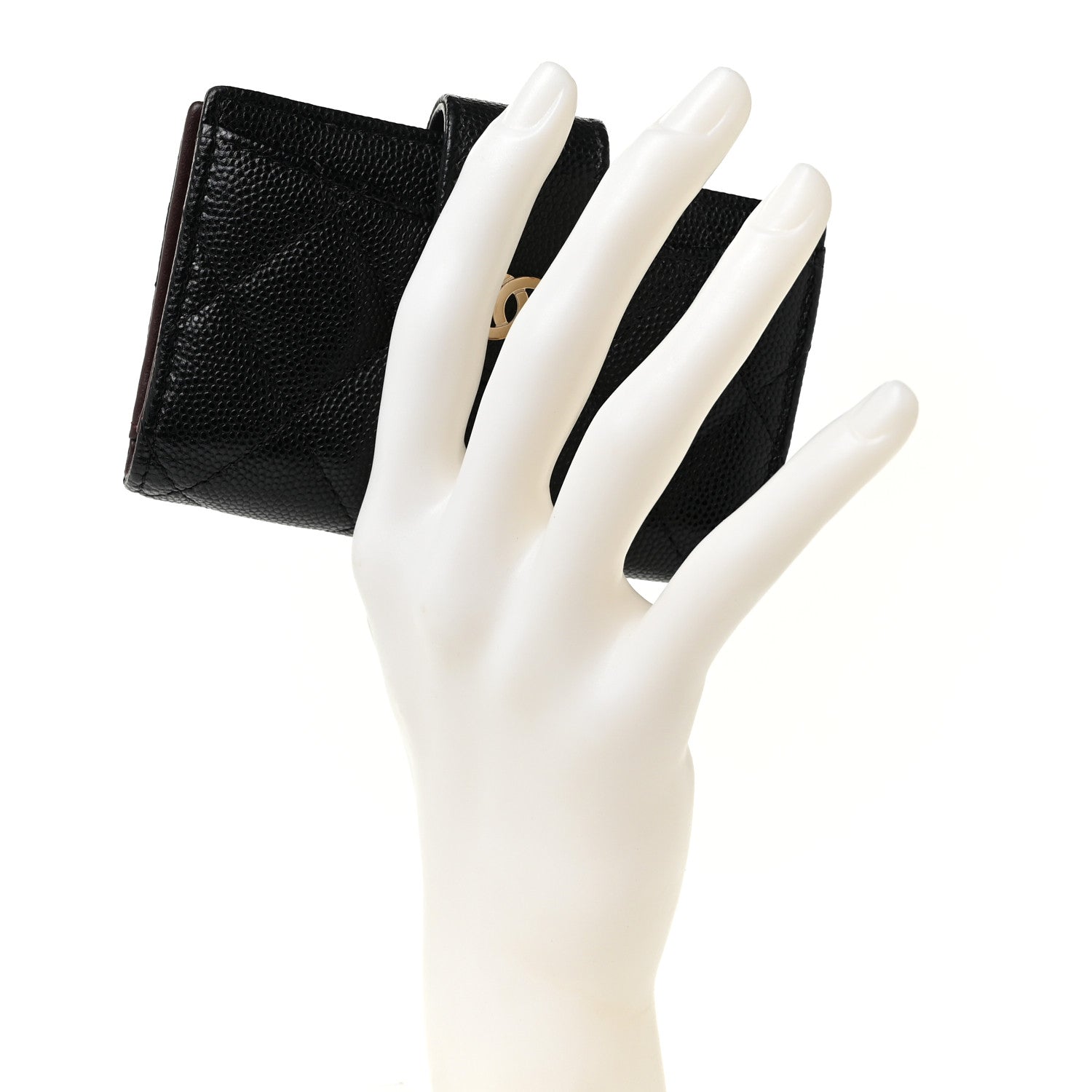 Chanel Caviar Quilted Small Classic Wallet Black 2 of 9