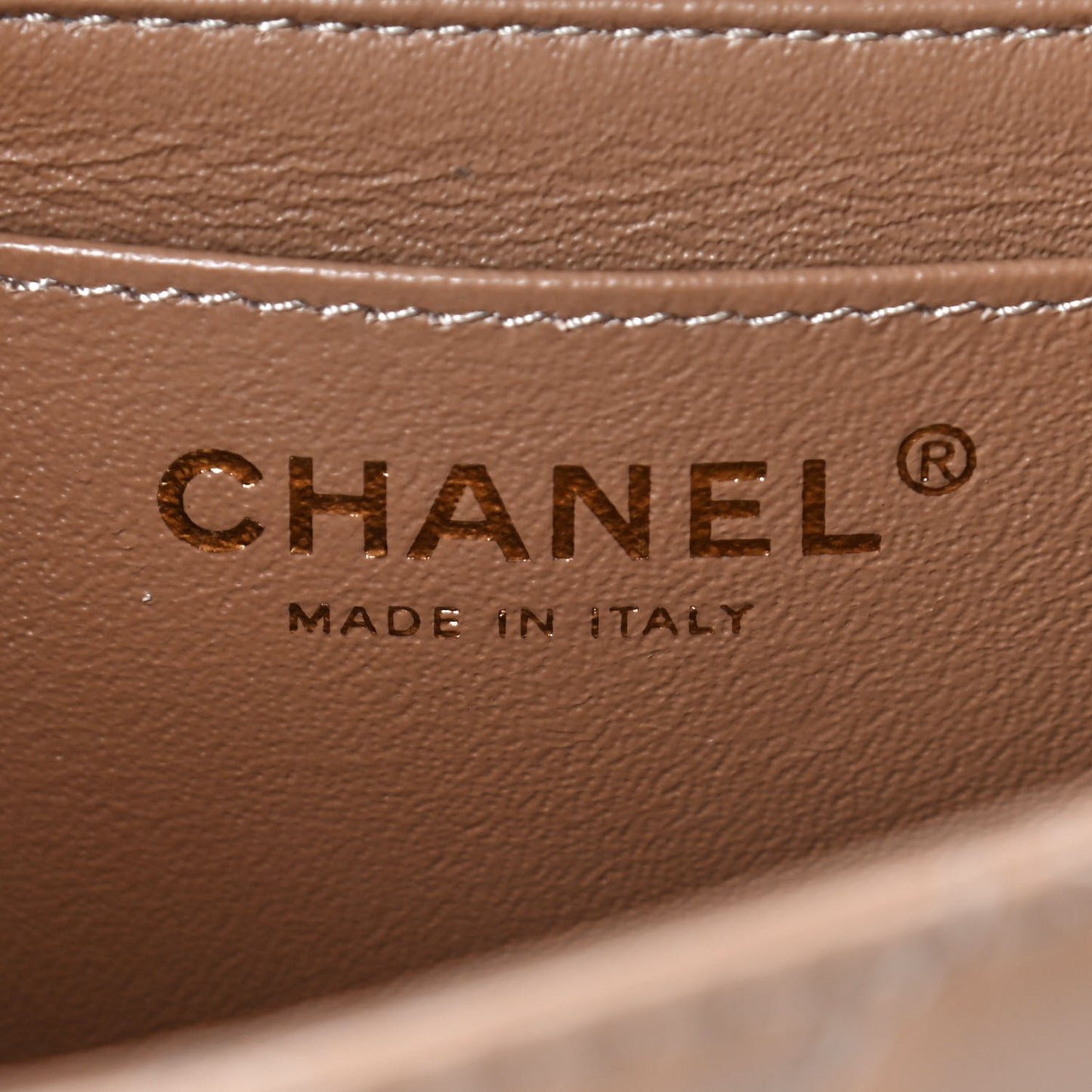 Aged Calfskin Quilted 2.55 Reissue Mini Flap Beige