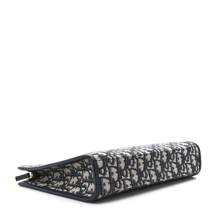 Christian Dior Oblique 30 Montaigne Pouch Blue 4 of 9