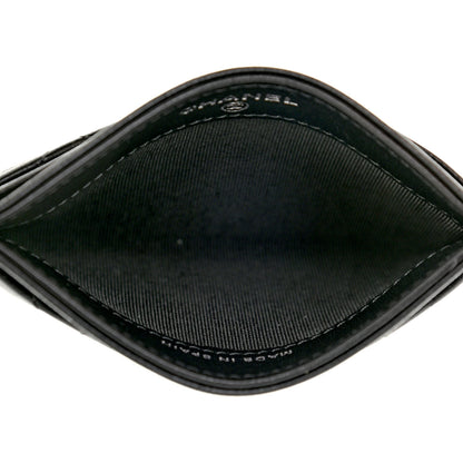 Chanel Lambskin Quilted Card Holder So Black 5 of 8