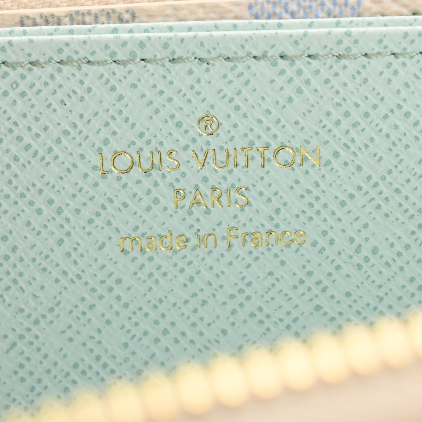 Damierlicious Zippy Wallet Pistachio Green