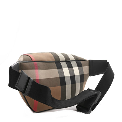 Burberry IP Check Sonny Bum Bag Taupe Brown 3 of 9