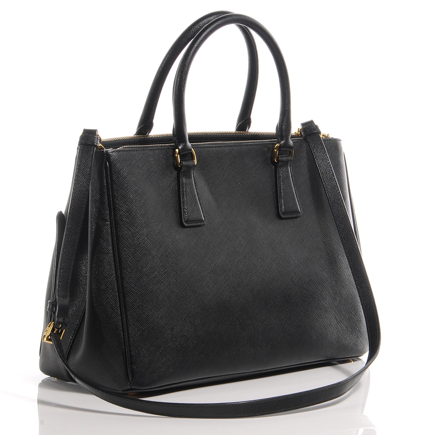 Prada Saffiano Lux Medium Tote Nero Black 3 of 10