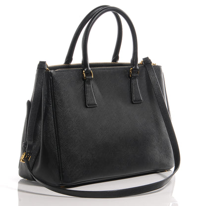 Prada Saffiano Lux Medium Tote Nero Black 3 of 10