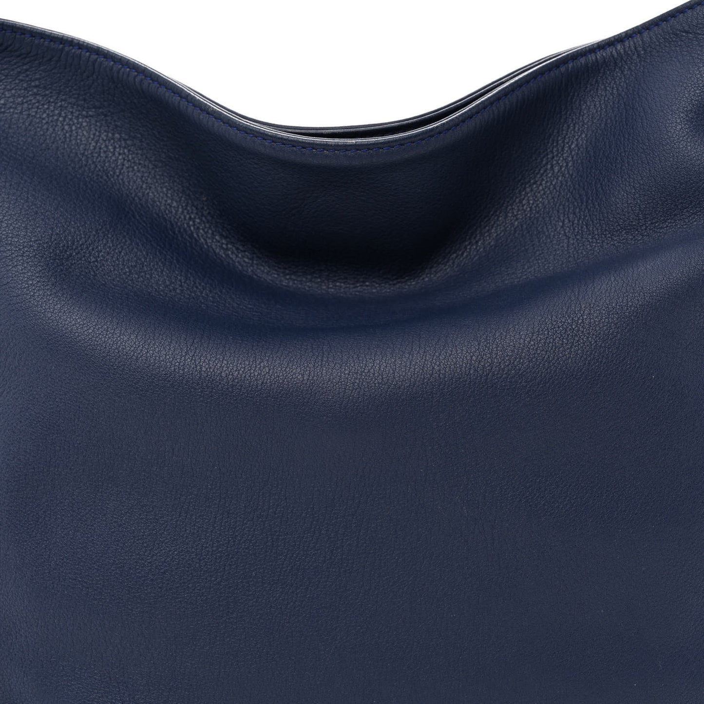 Calfskin Small Flamenco Knot Hobo Navy