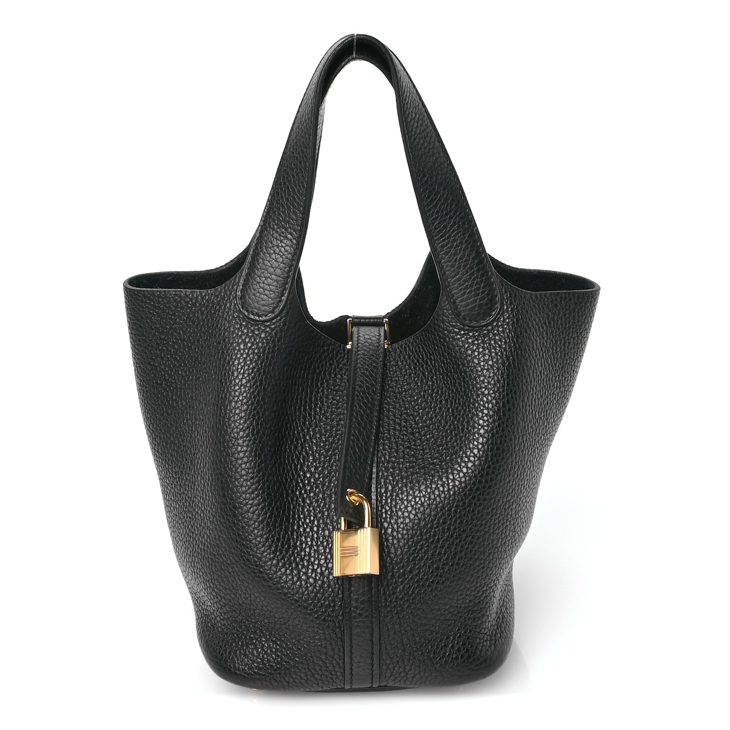 Hermes Taurillon Clemence Picotin Lock 18 PM Black 1 of 12