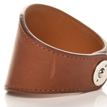 Hermes Natural Barenia Ex Libris Bracelet Fauve 3 of 5