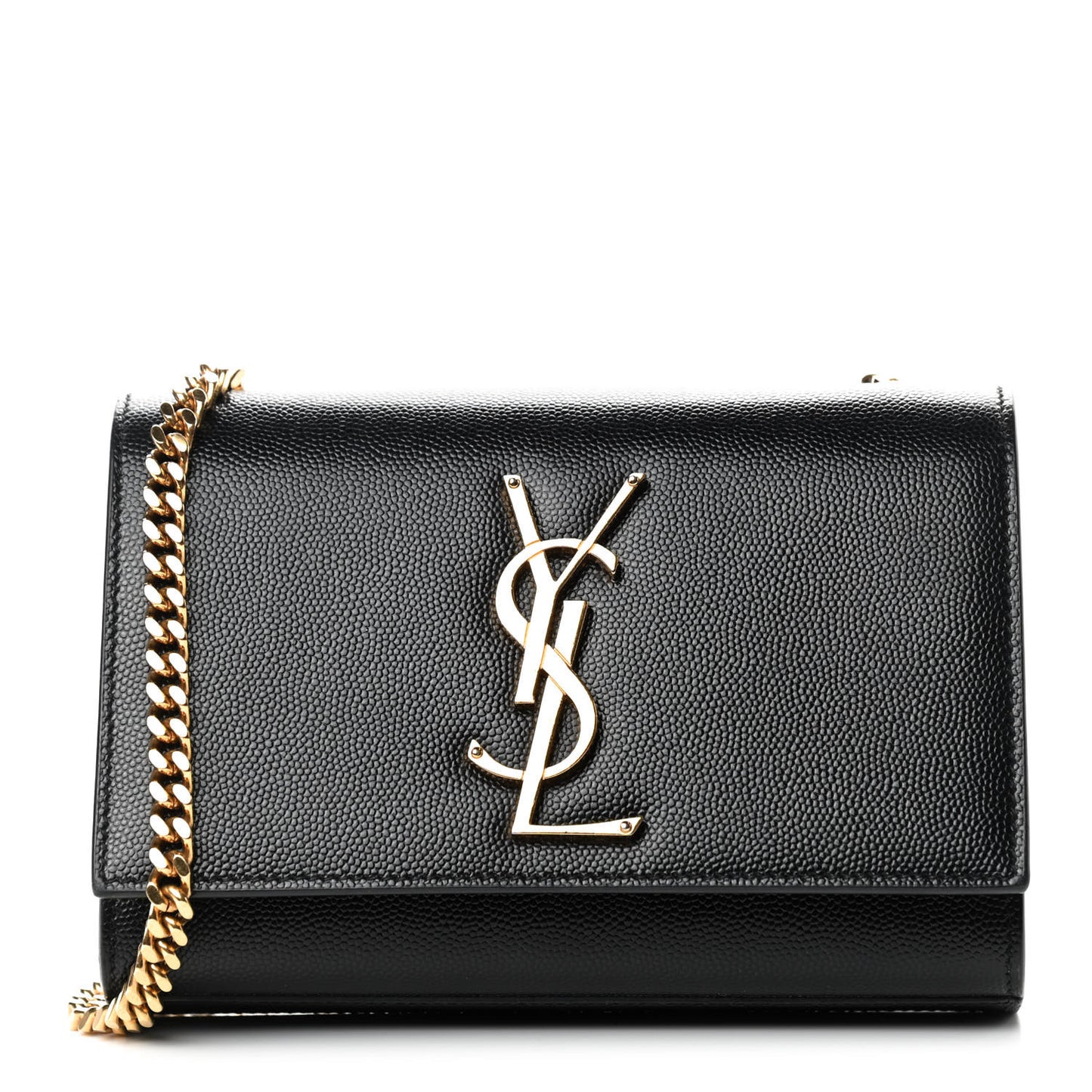 Grain De Poudre Small Monogram Kate Satchel Black