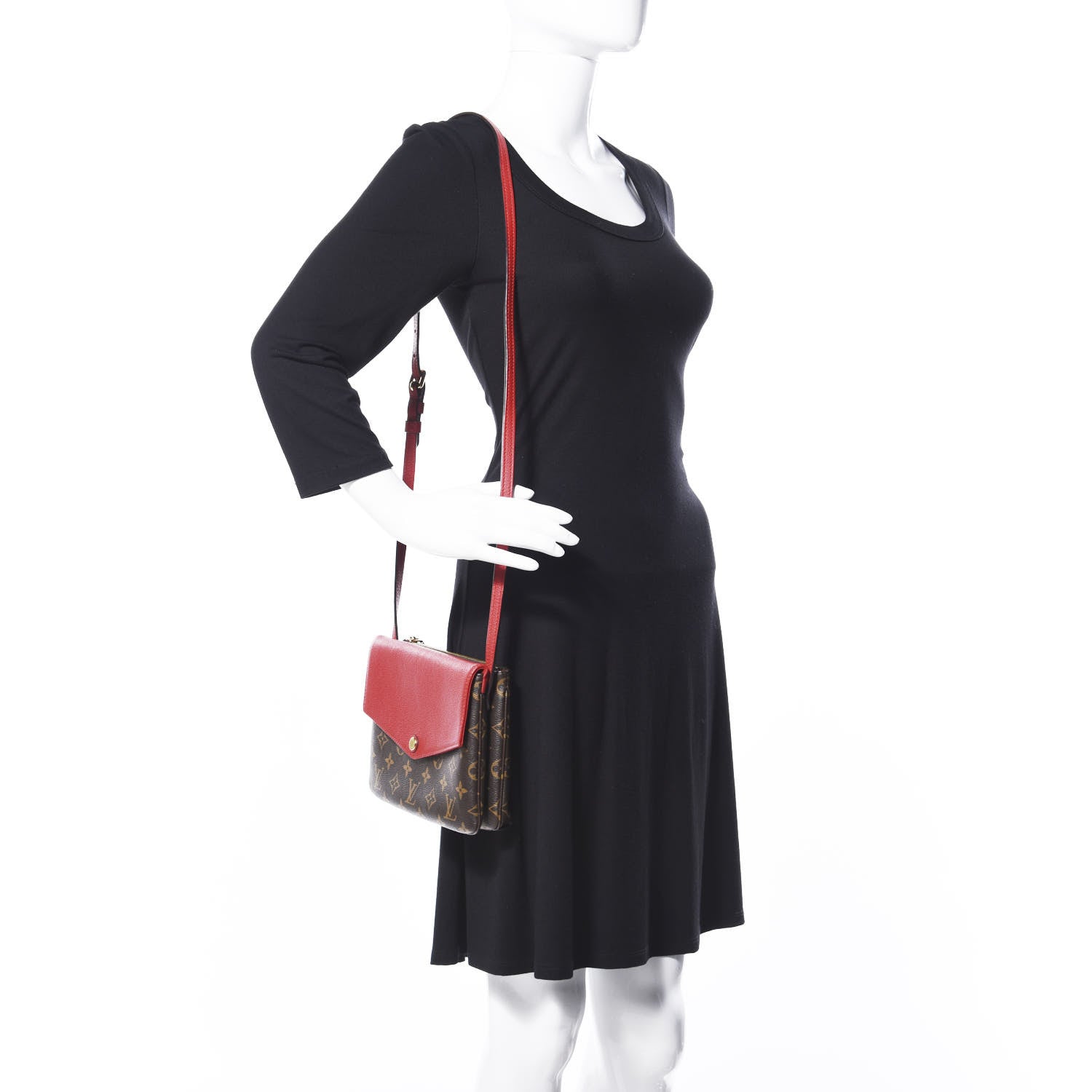 Louis Vuitton Monogram Twice Pochette Cherry 2 of 12