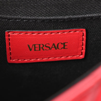 Versace Nappa Quilted Medusa Chain Crossbody Red 6 of 10