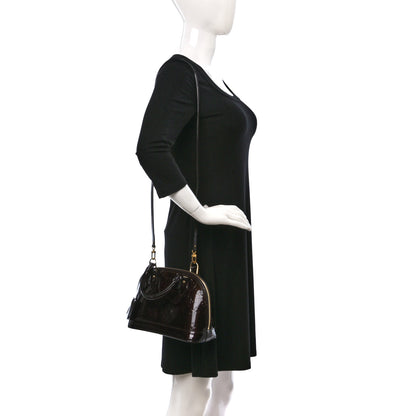 Louis Vuitton Vernis Alma BB Amarante 2 of 8