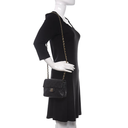 Chanel Lambskin Quilted Mini Square Flap Black 2 of 14