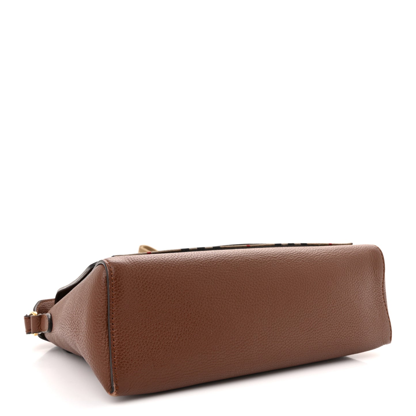Calfskin Vintage Check Note Crossbody Bag Tan