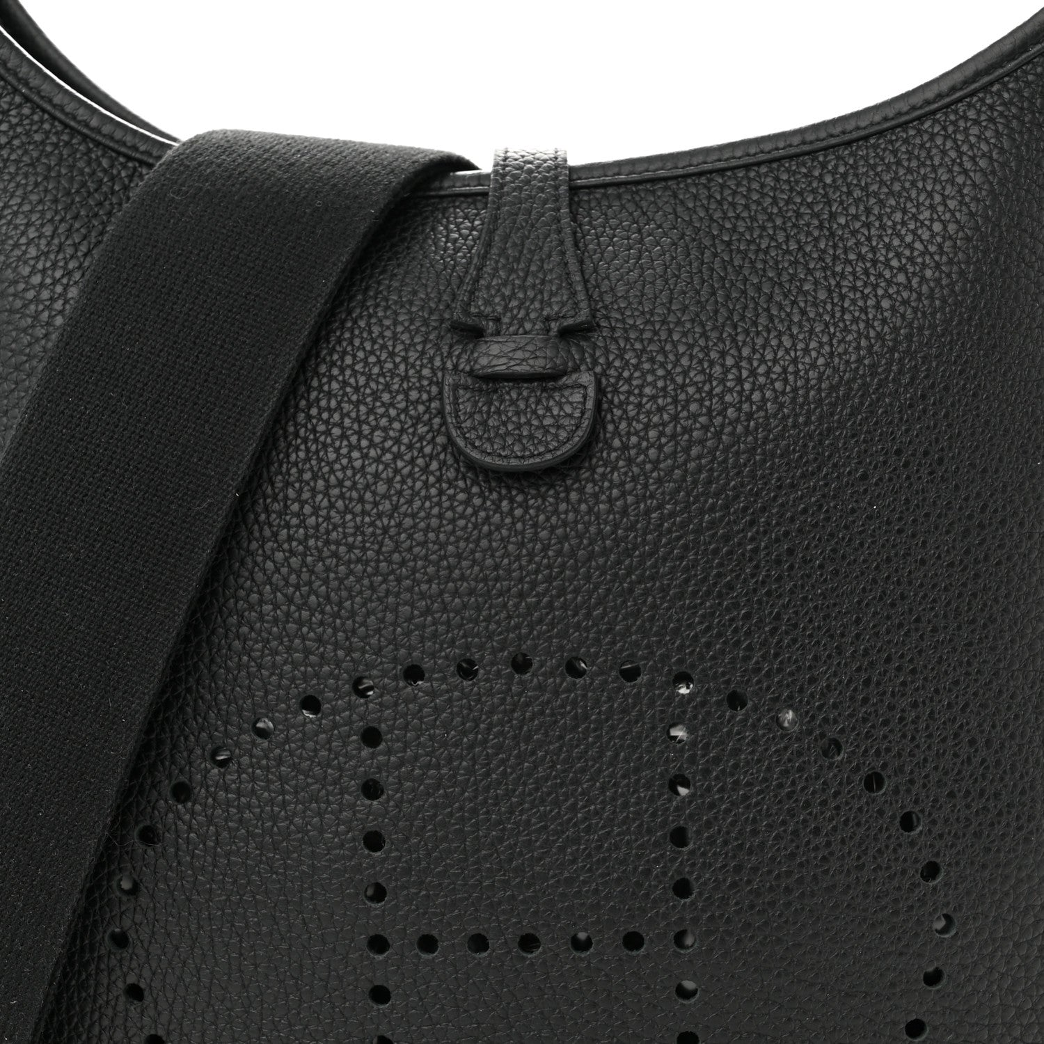 Hermes Taurillon Clemence Evelyne III PM Black 8 of 11