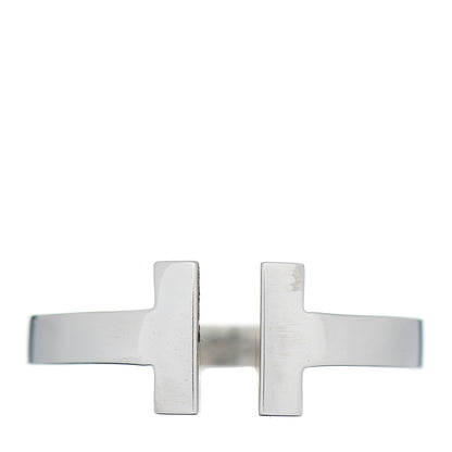 Tiffany Sterling Silver T Square Ring 52 6 1 of 5