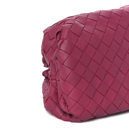 Bottega Veneta Nappa Maxi Intrecciato The Pouch Oversized Clutch Amaranto 10 of 11