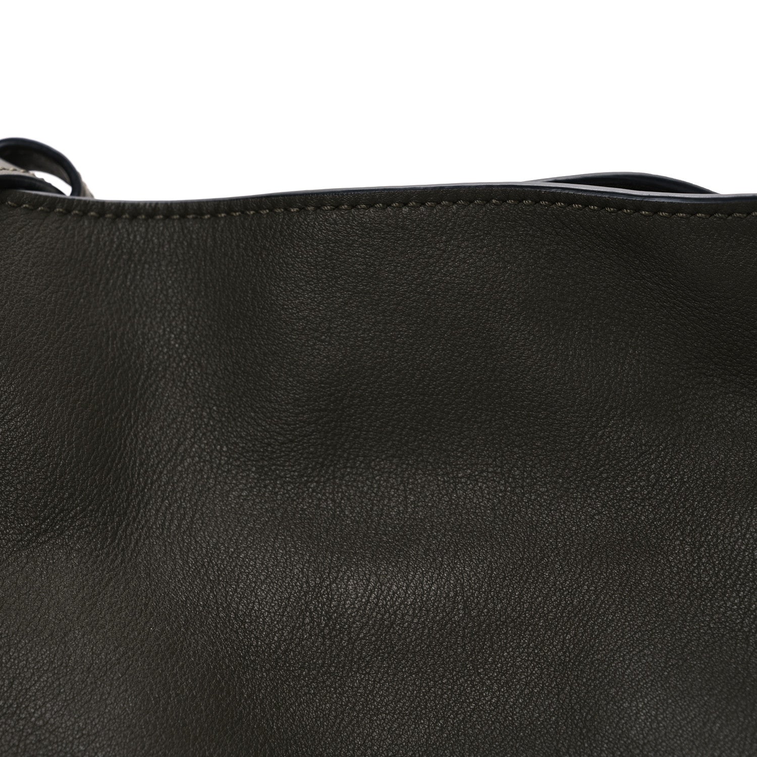 Loewe Calfskin Flamenco Knot Clutch Vintage Khaki 7 of 10