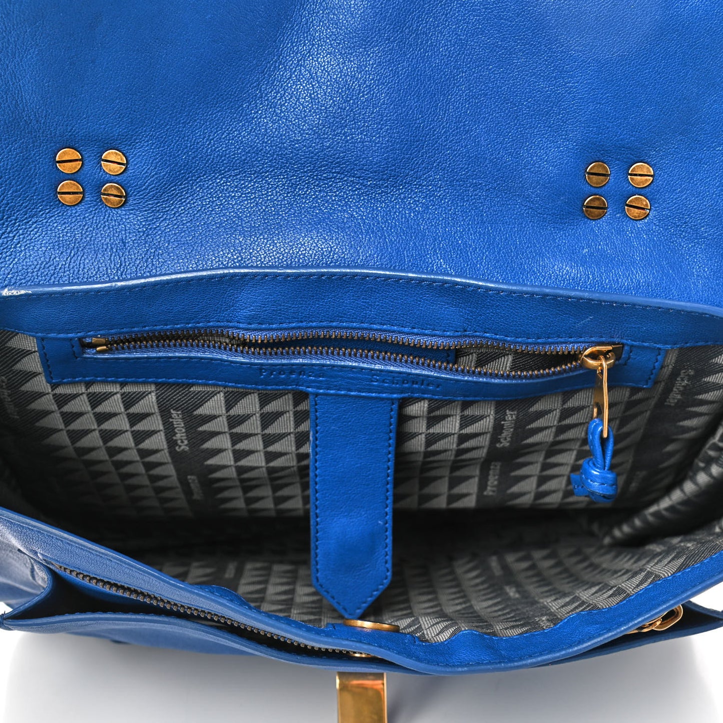 Lambskin Medium PS1 Satchel Royal Blue