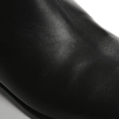 Louis Vuitton Calfskin Heritage Flat High Boots 37.5 Black 10 of 14