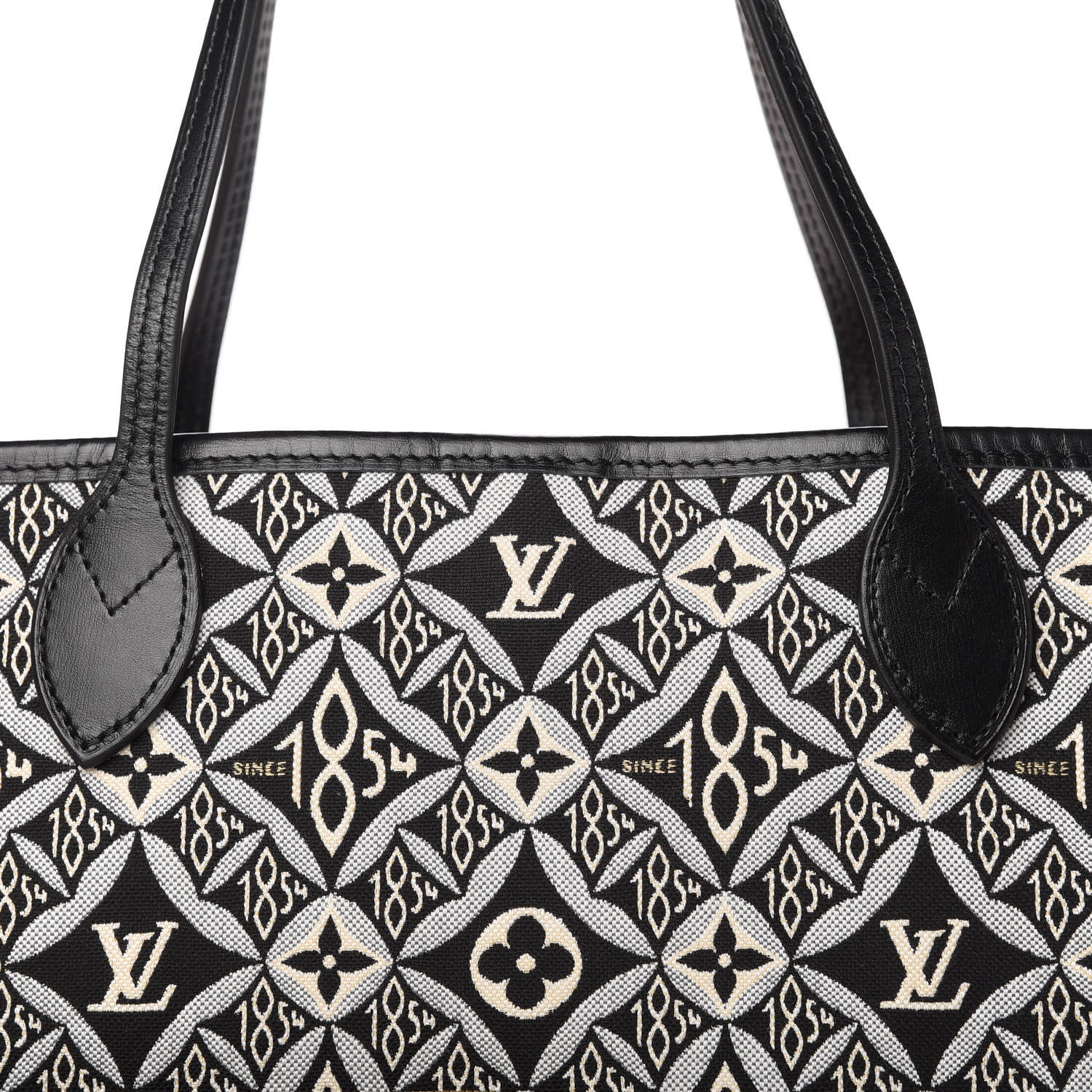 Louis Vuitton Jacquard Since 1854 Neverfull MM Grey 10 of 11
