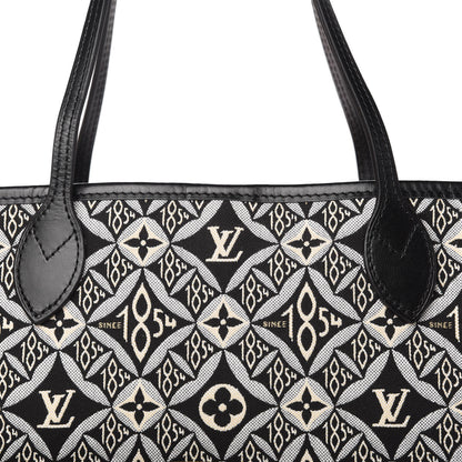 Louis Vuitton Jacquard Since 1854 Neverfull MM Grey 10 of 11