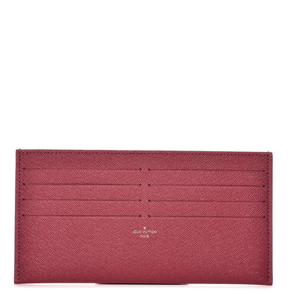 Louis Vuitton Calfskin Felicie Card Holder Insert Fuchsia 1 of 6