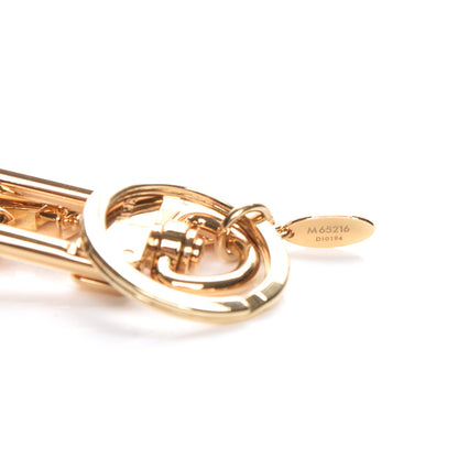 Louis Vuitton LV Facettes Bag Charm Key Holder Gold 4 of 6