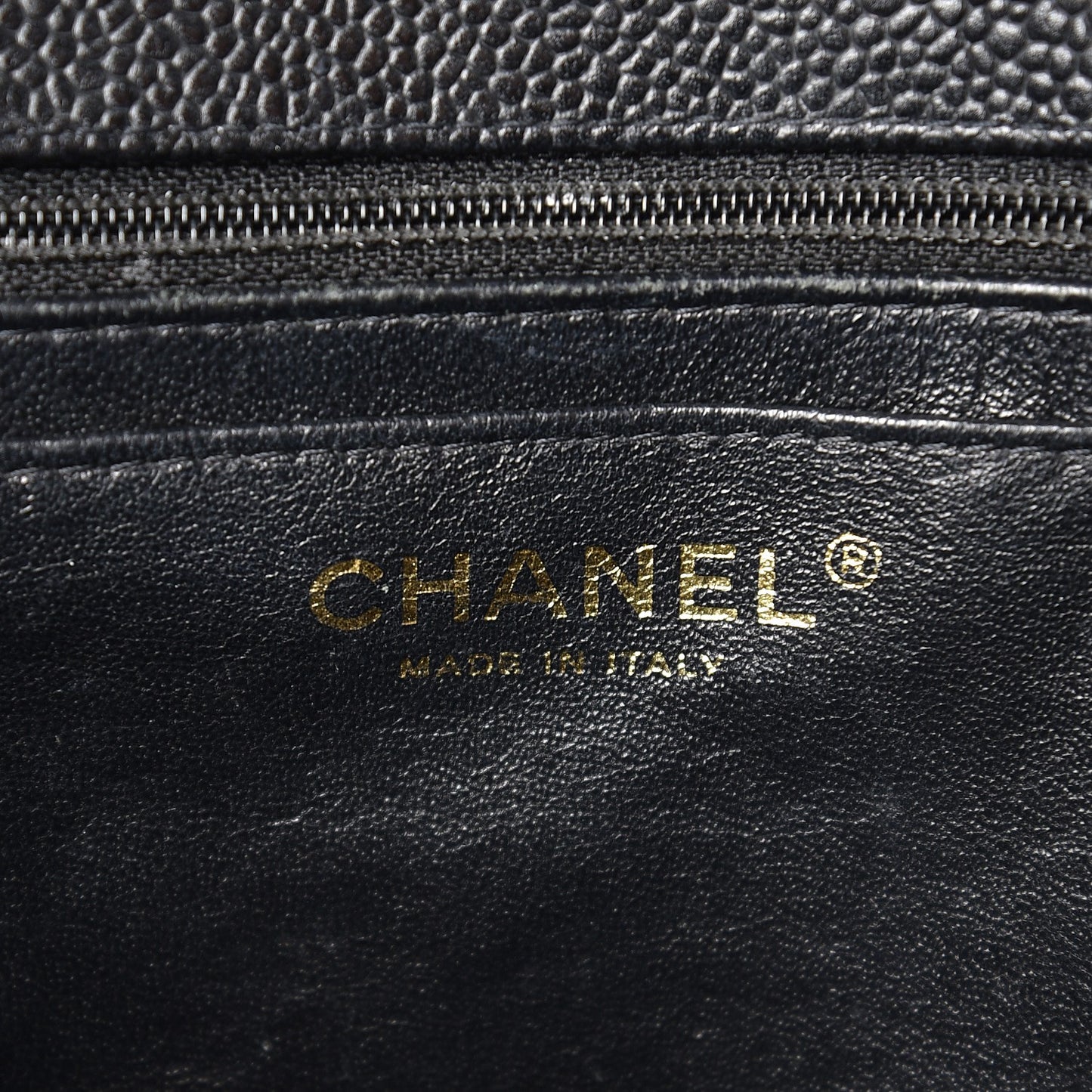 Caviar Quilted Jumbo Single Flap Black