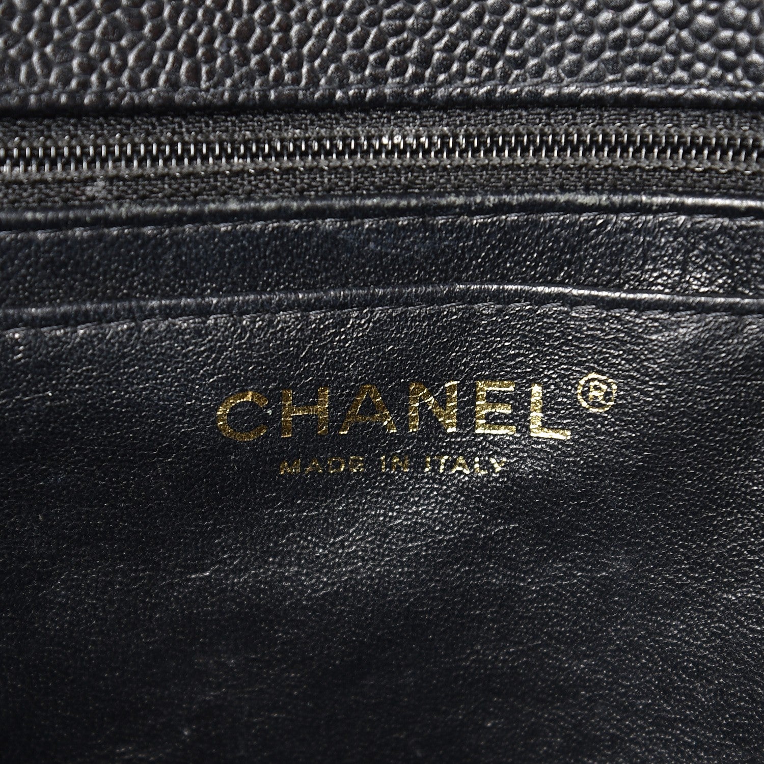Chanel Caviar Quilted Jumbo Single Flap Black 7 of 10
