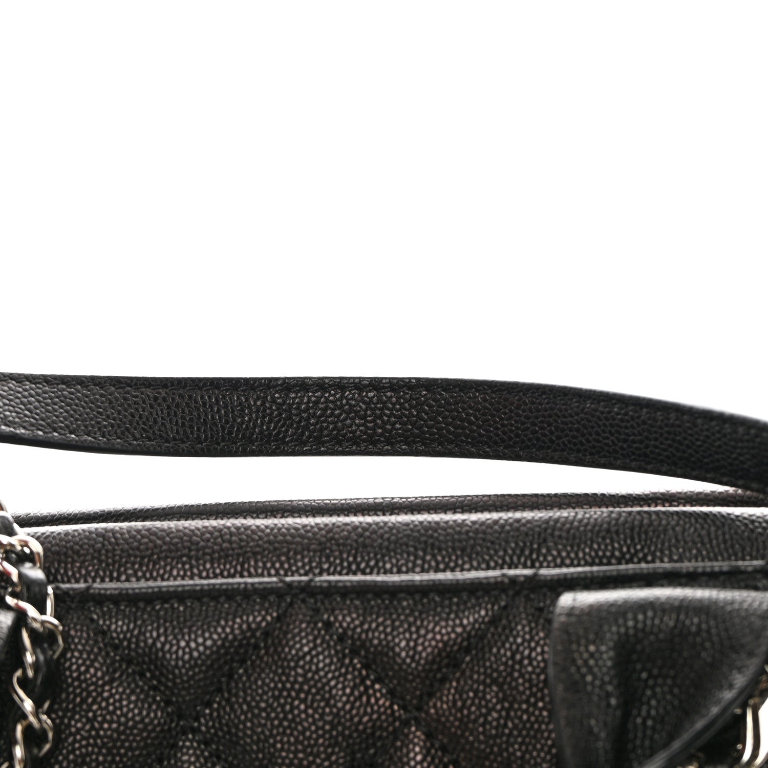 Chanel Caviar Quilted Large Urban Companion Top Handle Shopping Tote Black 16 of 18