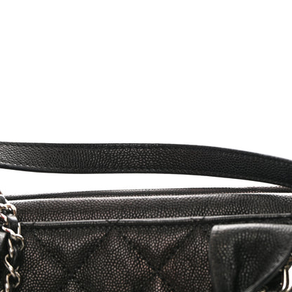 Chanel Caviar Quilted Large Urban Companion Top Handle Shopping Tote Black 16 of 18