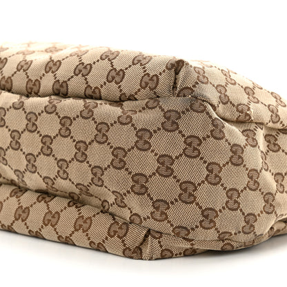 Gucci Monogram Large New Ladies Web Hobo Off White 10 of 12