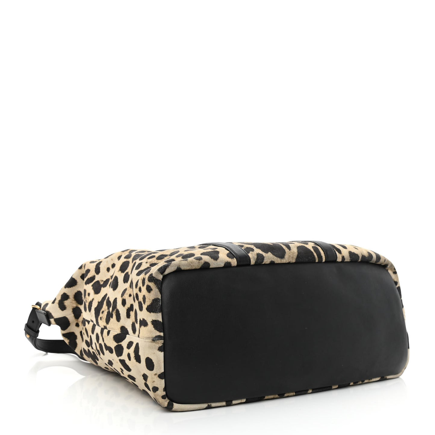 Suede Leopard Print Camden Shopping Tote