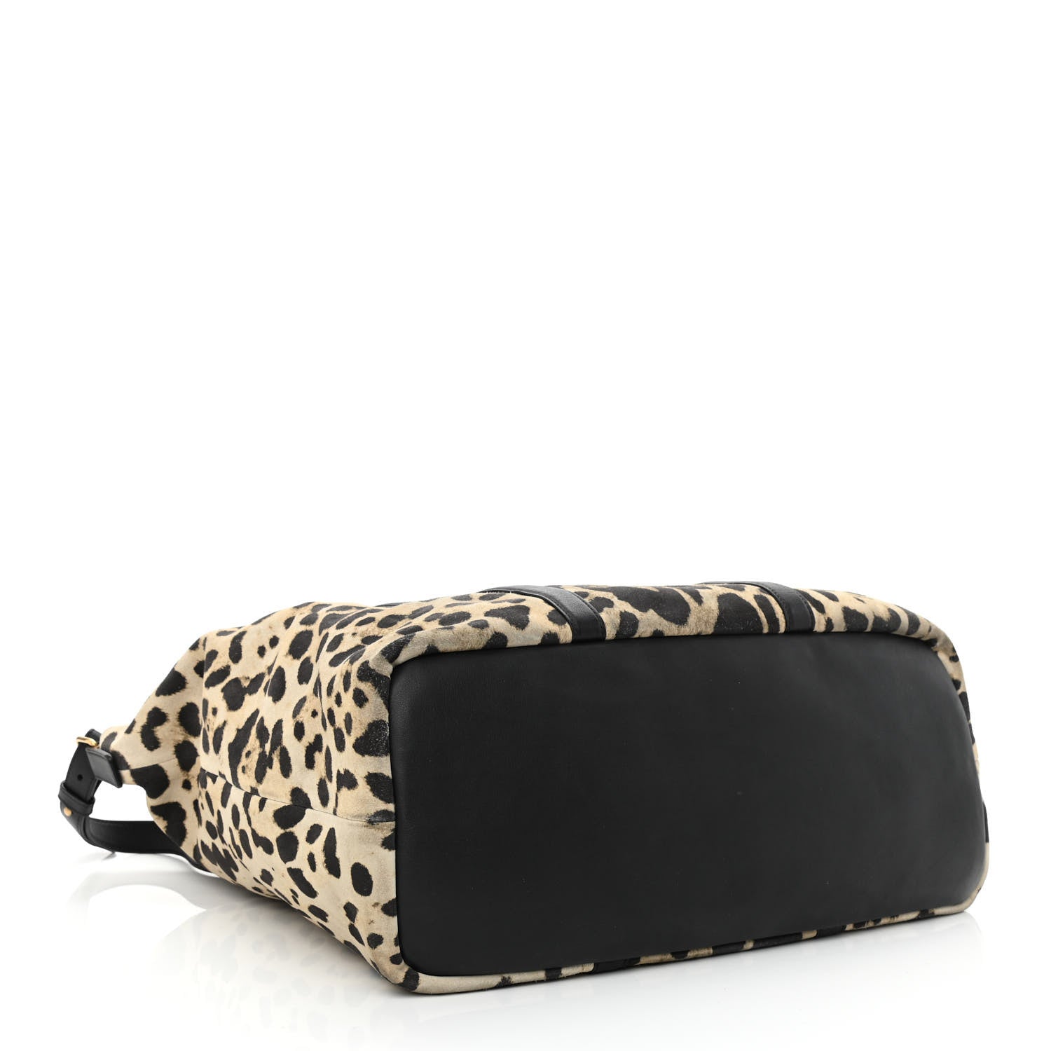 Saint Laurent Suede Leopard Print Camden Shopping Tote 4 of 11