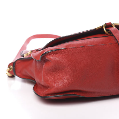 Chloe Calfskin Medium Marcie Satchel Red 9 of 11