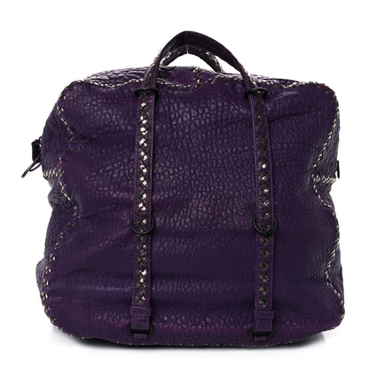 Bottega Veneta Lambskin PVC Intrecciato Tote Purple 1 of 13