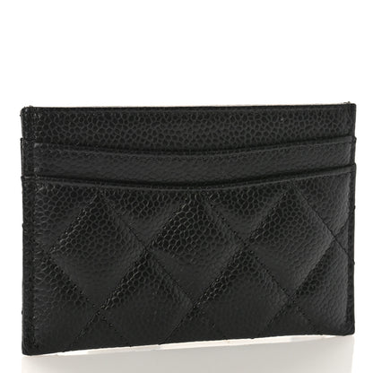 Chanel Caviar Quilted Card Holder Black 3 of 10