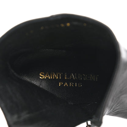 Saint Laurent Nappa Loulou Ankle Zip Boot 35 Black 8 of 9