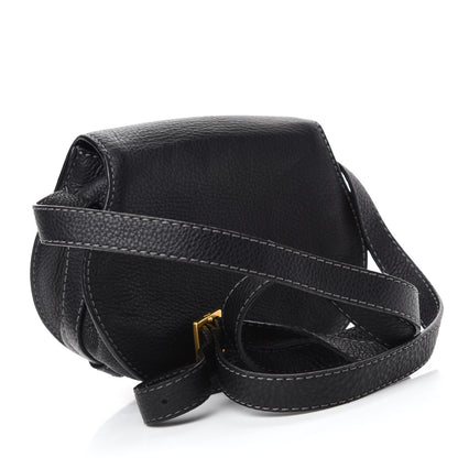 Chloe Calfskin Mini Marcie Round Crossbody Bag Black 3 of 11