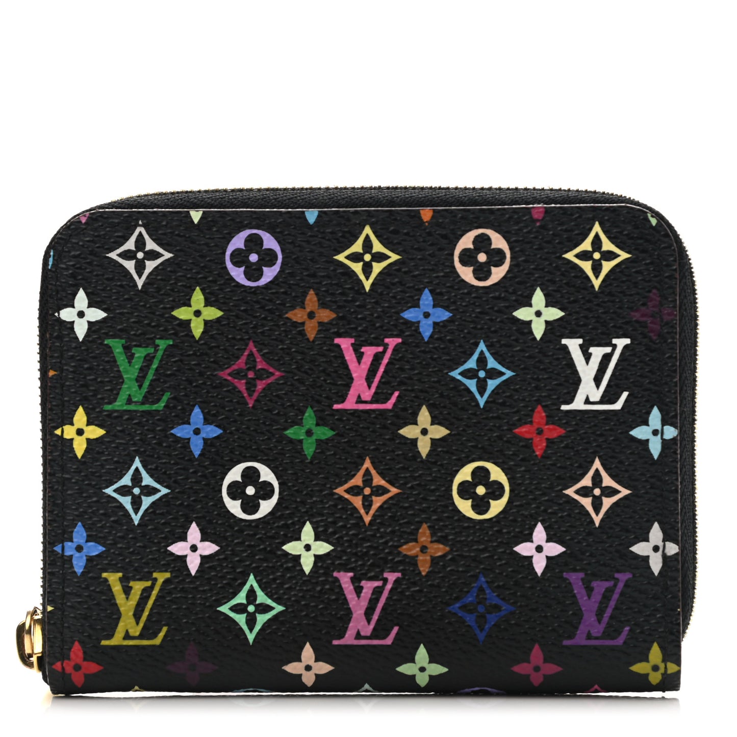 Monogram Multicolor Zippy Coin Purse Black Grenade