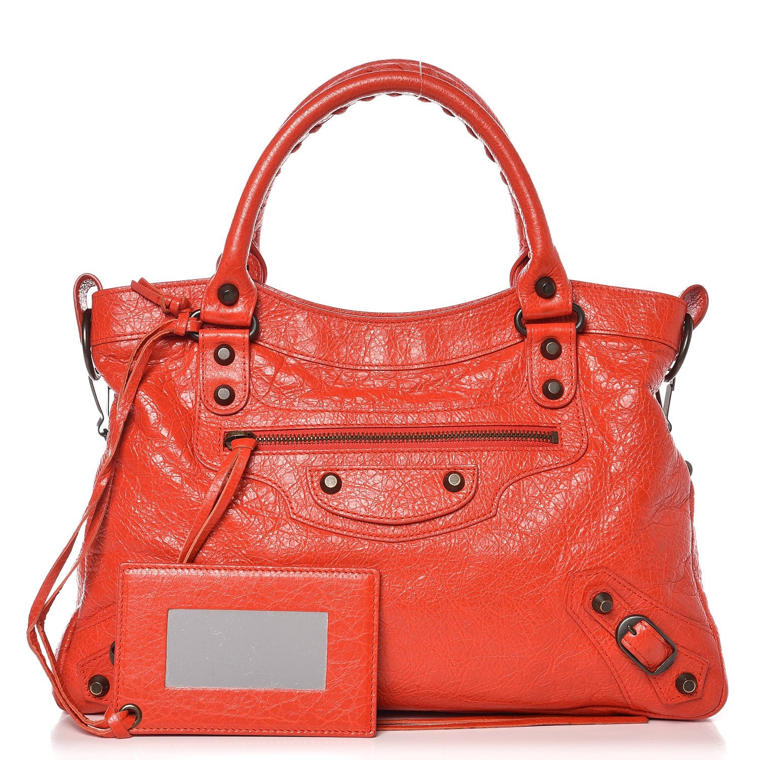 Balenciaga Agneau Classic Hardware Town Rouge Coquelicot Rouge Braise 1 of 10