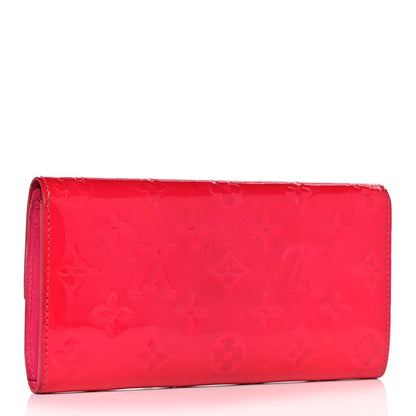 Louis Vuitton Vernis Sarah Wallet Rose Pop 3 of 15